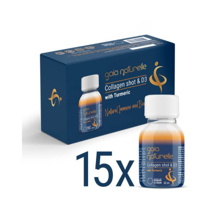 Collagen Shot & D3 with Turmeric (15x60 ml) - 15 days